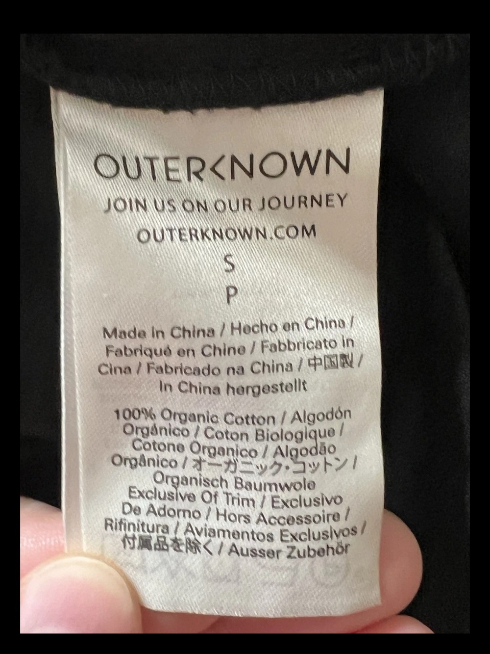 NEW Outerknown Midi Dress Women’s Small Black Peasant Cottagecore Eco Organic - Picture 7 of 10